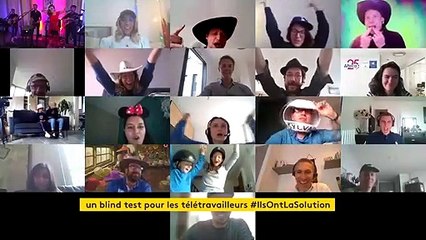 Télétravail : un blind test en visio pour retrouver du lien entre collègues