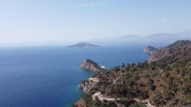 (DRONE) Turizm merkezlerinde tam kapanma sessizliği sürüyor