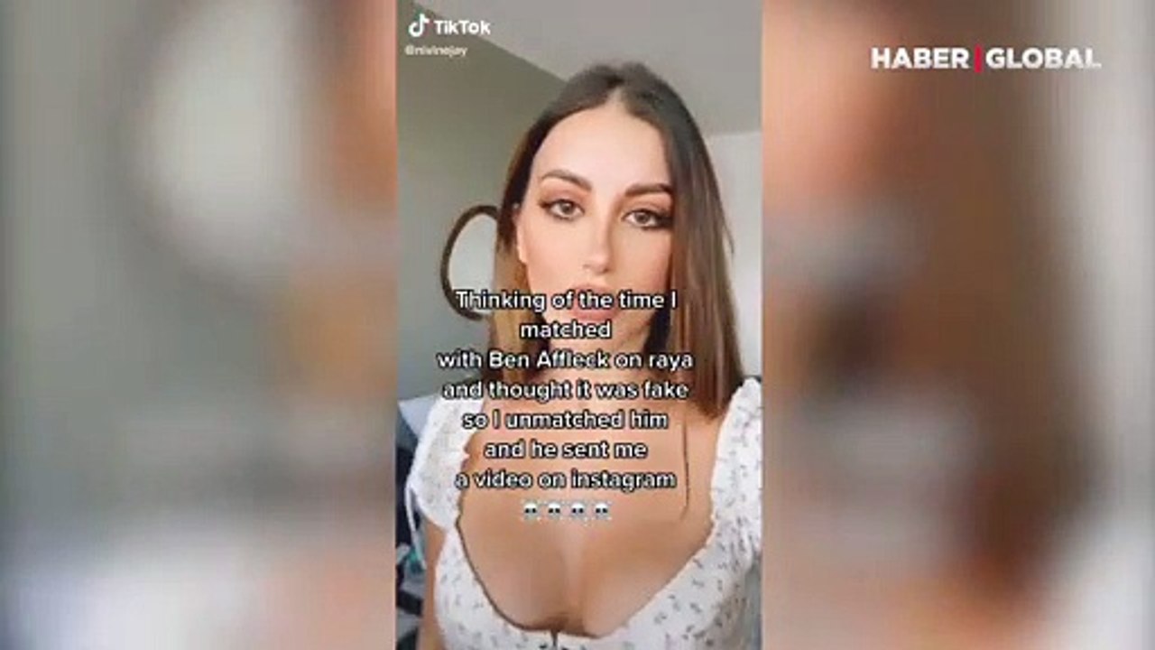 Ünlü oyuncu flört teklifini geri çeviren TikTok yıldızına sordu: Neden benle eşleşmedin!