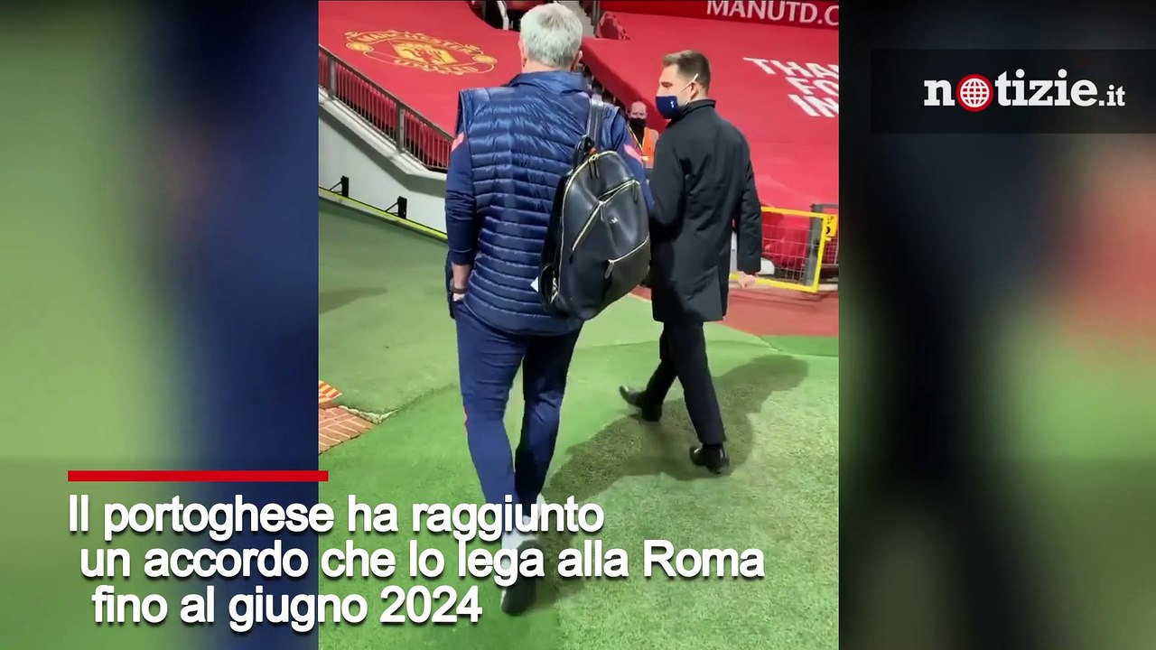 José Mourinho è il nuovo allenatore della Roma: contratto fino al 2024