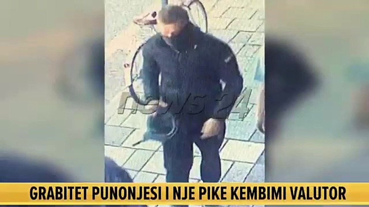 Grabitja e parave të 'Exchange', ja momenti kur autori largohet me vrap, me maskën gjysmë të ulur