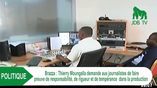 THIERRY MOUNGALA invite les journalistes à plus de responsabilité dans la diffusion d'informations