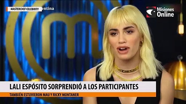 Lali Espósito sorprendió a los participantes
