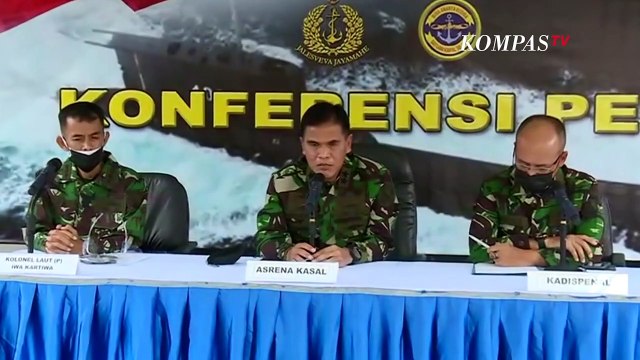 Asrena KSAL Sampaikan Berita Terkini Mengenai Proses Evakuasi KRI Nanggala 402