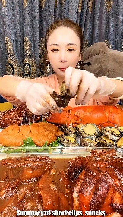 EATING SUPER FOODS.( Eating Meat, Eating Pork Ribs, eating chicken wings, eat seafood)