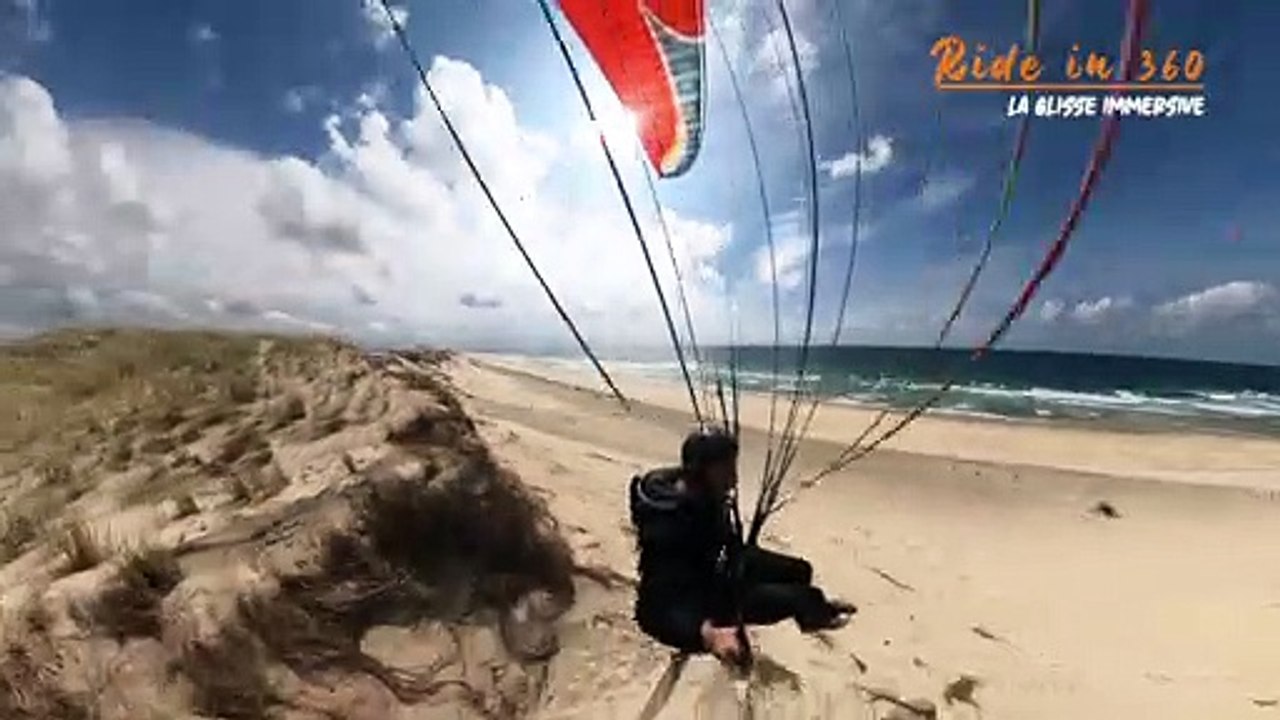 Parapente dunaire avec Gilles
