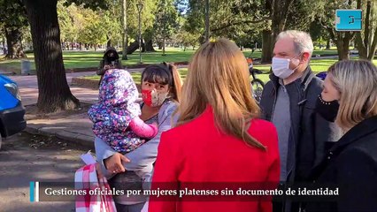 Gestiones oficiales por mujeres platenses sin documento de identidad