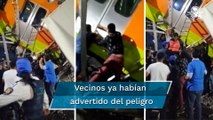 Otra vez brota la solidaridad de extraños por accidente en Línea 12 del Metro