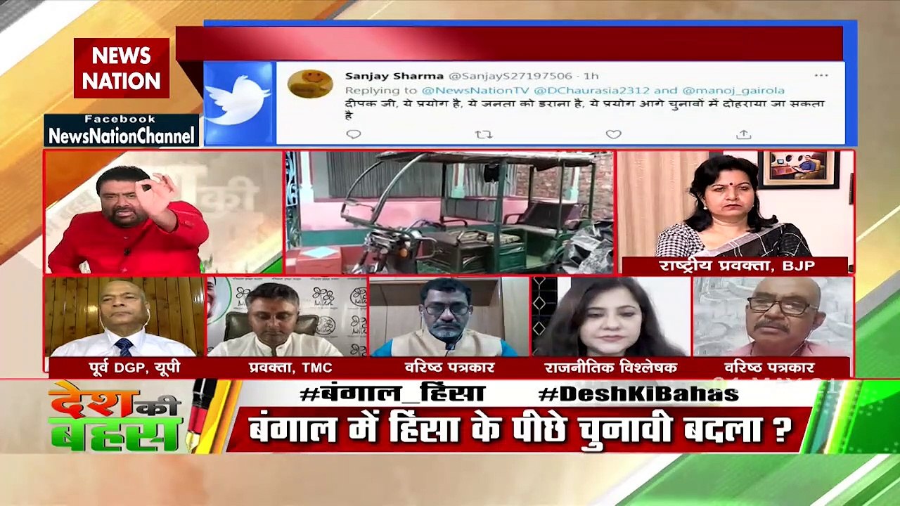 Desh Ki Bahas :We will stop the violence If we come in the governmence