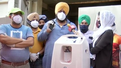 India Today Group donates 10 oxygen concentrators to Ghaziabad's Indirapuram Gurdwara