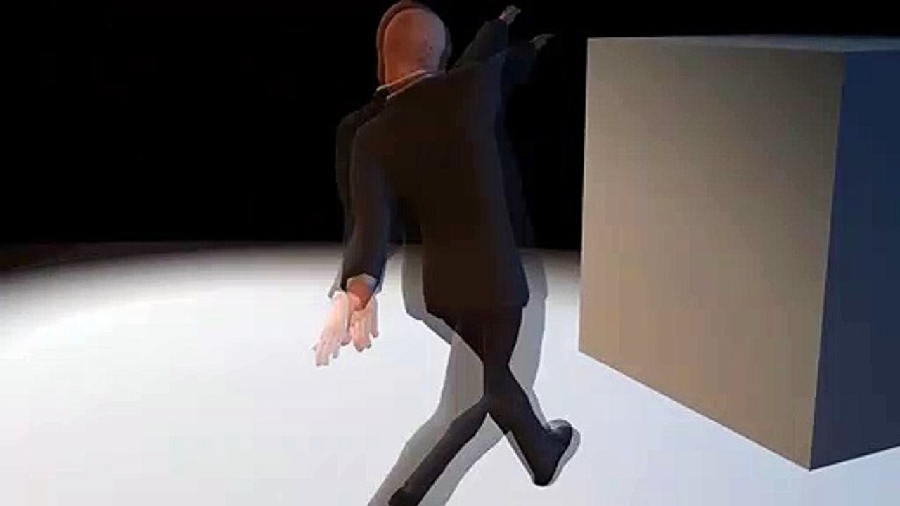 Carrara Morph Targets. First try. 3D Animation.