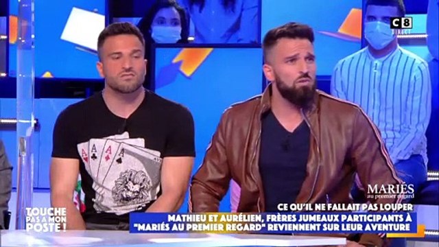 Aurélien revient sur sa dispute en off avec Marianne survenue sur le tournage de Mariés au premier regard - Touche pas à mon poste
