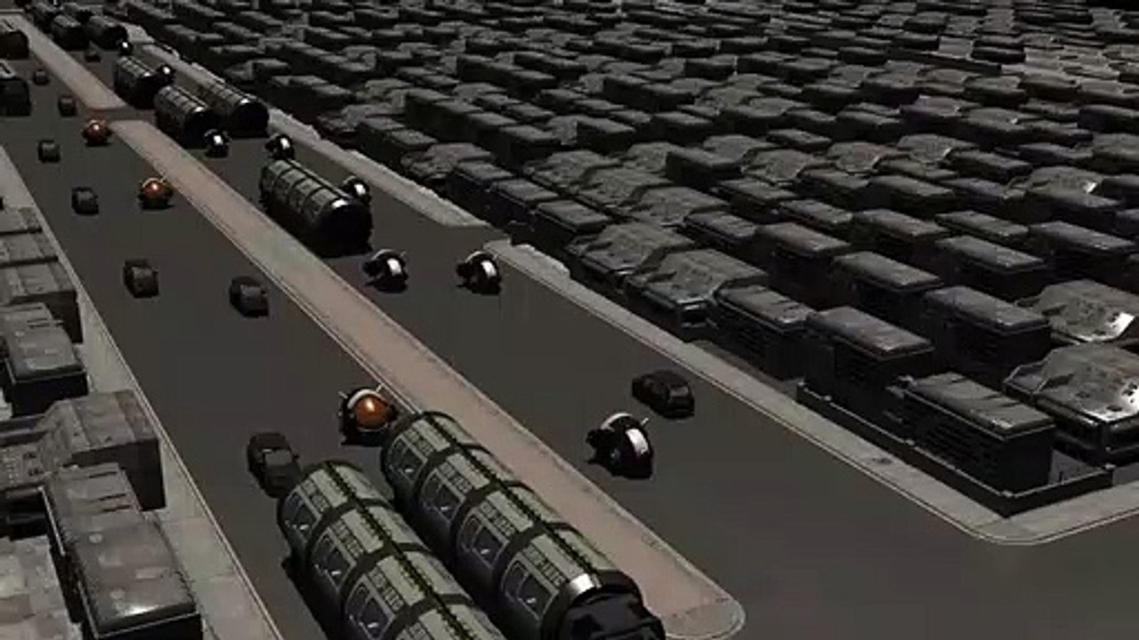 Future City Traffic v0.1 (3D Animation)