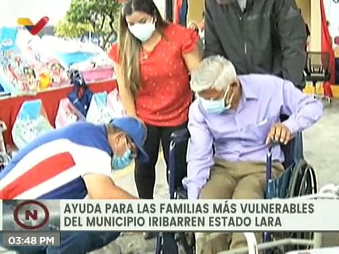 LARA | Entregan ayudas a familias más vulnerables del municipio Iribarren
