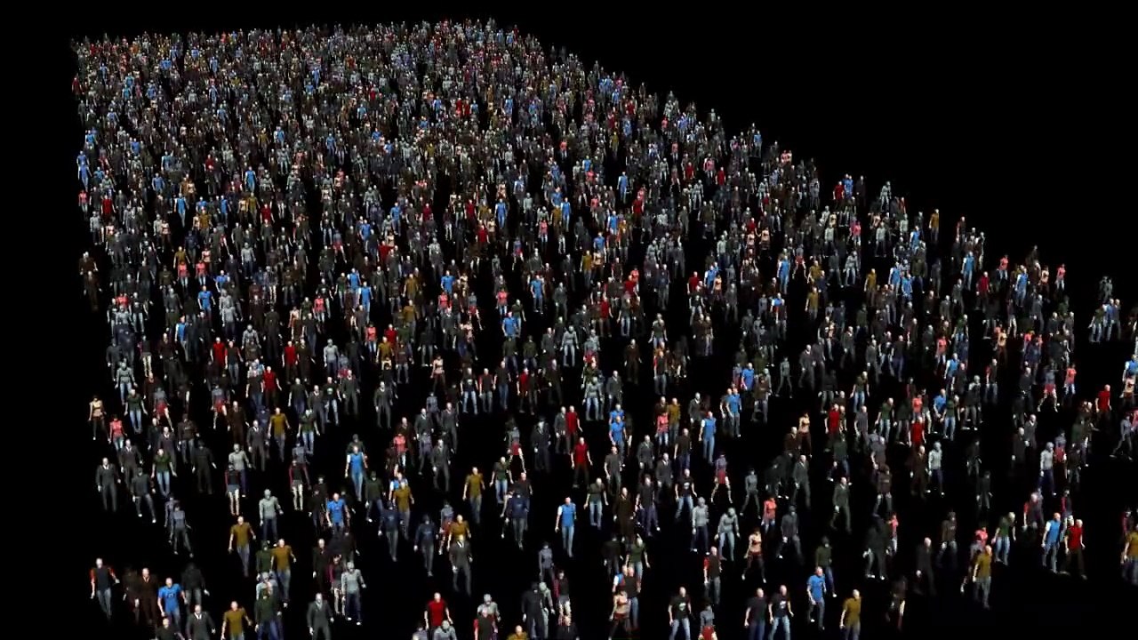 Walk of the Doomed V0.1 (3D animation)
