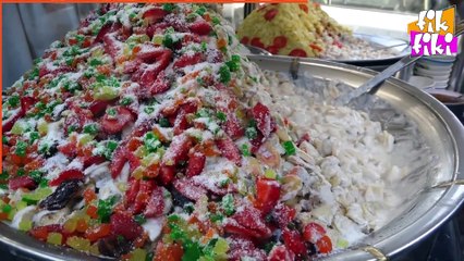 Iftar Mein Lahori Fruit Chaat Kay Mazy  | Ramzan Mubarak | TikTiki