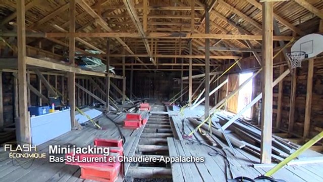 Flash économique | Mini Jacking au Bas-St-Laurent et en Chaudière-Appalaches