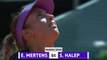 Mertens upsets Halep to reach Madrid Open quarters