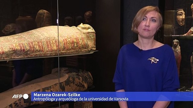 Científicos polacos descubrieron una momia egipcia embarazada