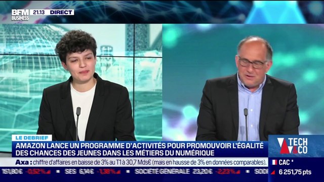 Amazon lance un programe d'activités pour promovoir l'égalité des chances des jeunes dans les métiers du numérique,... Le débrief de l'actu tech du mardi - 04/05