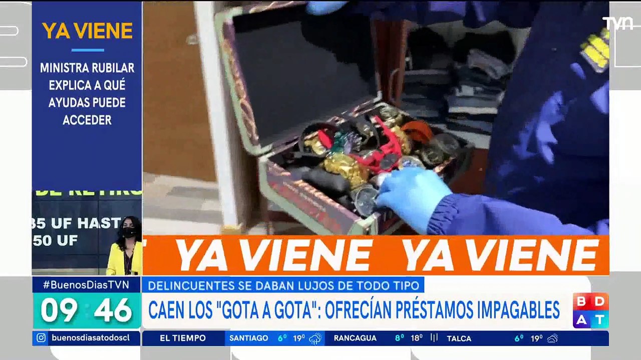 Cae banda colombiana dedicada a la usura en el sur de Chile - Matinal TVN