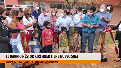 El barrio Néstor Kirchner tiene nuevo SUM