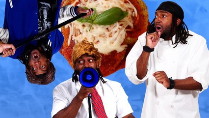 Nuke With Me: Marlon Makes Eggplant Parmesan in his Microwave