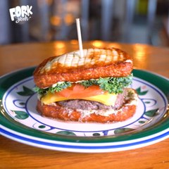 This Burger Comes on a Fried Cheese Bun