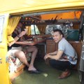 Double Chicken Please Is a Traveling Bar in the Back of a 1977 Vintage Van
