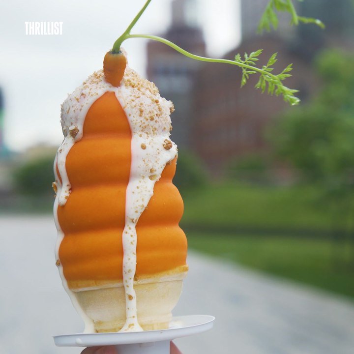 This Dipped Ice Cream Cone Tastes Just Like Carrot Cake