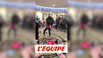 La joie du vestiaire après la qualification pour la finale - Foot - C1 - City