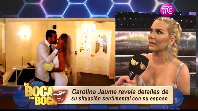 Carolina Jaume rompe el silencio sobre su matrimonio: ¿separados?