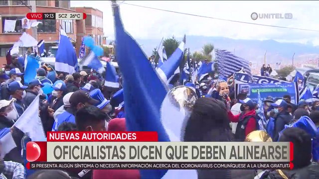 Oficialistas dicen que nuevas autoridades deben alinearse al MAS; opositores critican el pedido