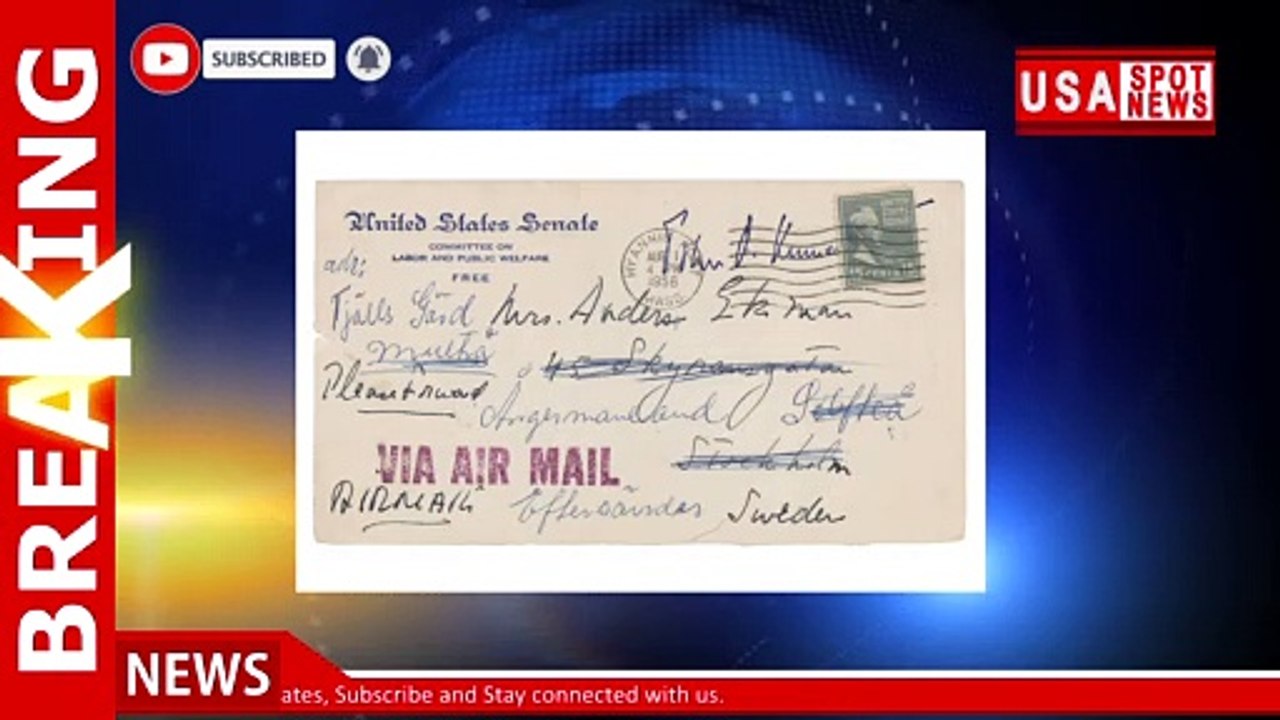 JFK's intimate letters to Swedish mistress up for auction