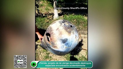 Flórida- projeto de lei obriga devolução destroços espaciais encontrados acidentalmente