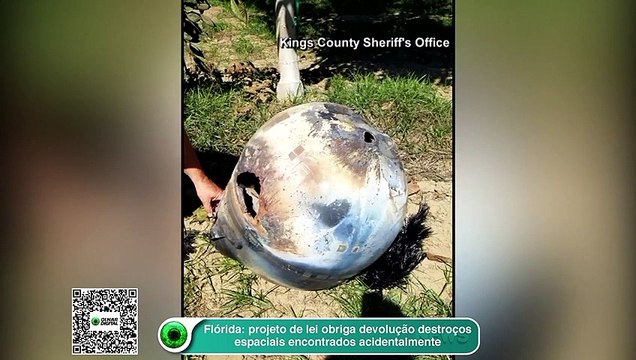 Flórida- projeto de lei obriga devolução destroços espaciais encontrados acidentalmente