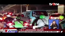 Ratusan Motor Beriringan Menuju Arah Bekasi