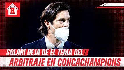 Solari deja de lado tema del arbitraje pese a polémicas en Concachampions