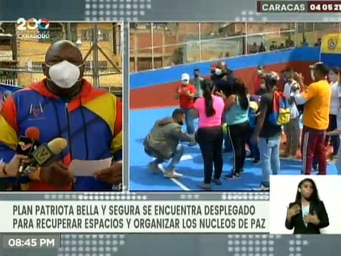 Realizan despliegue con el Plan Caracas Patriota, Bella y Segura en diferentes parroquias de Caracas