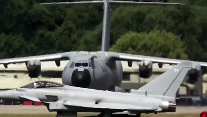 Tonlarca ağırlıktaki uçak böyle yükseldi