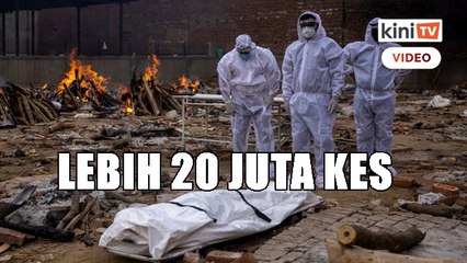 Kes Covid-19 di India cecah 20 juta, kriket dihentikan