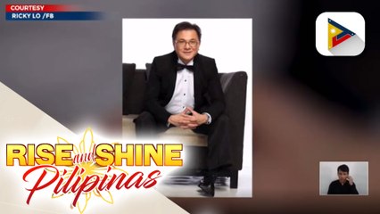Beteranong entertainment columnist at TV host na si Ricky Lo, namayapa sa edad na 75