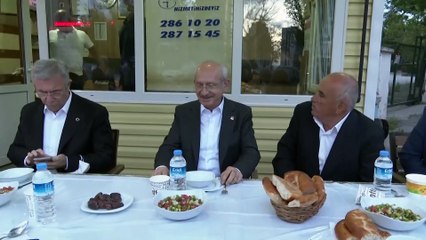 Kılıçdaroğlu ve Mansur Yavaş Ankara'da taksici esnafı ile iftar yaptı