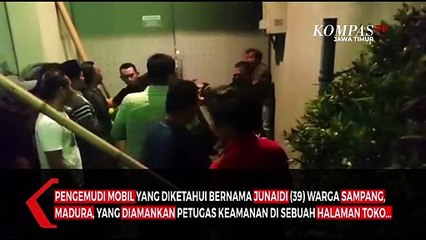 Massa Ngamuk Rusak Mobil Pelaku Tabrak Lari