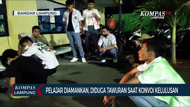 Diduga Hendak Tawuran Saat Konvoi Kelulusan Sekolah, Pelajar SMA Diamankan Polisi