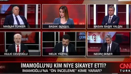 CNN Türk’te İmamoğlu’na soruşturma yorumu: Kendi kendilerini şikayet etmiş olabilirler