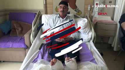 Ağrı'da hayvan otlatırken elektrik akımına kapıldı, ayak tabanları patladı: Cehennemi yaşadım