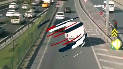 Trafikten kaçan makam aracı polislere aldırmadan ters yönde ilerledi