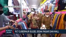 PLT Gubernur Sulsel Sidak Pasar Dan Mall