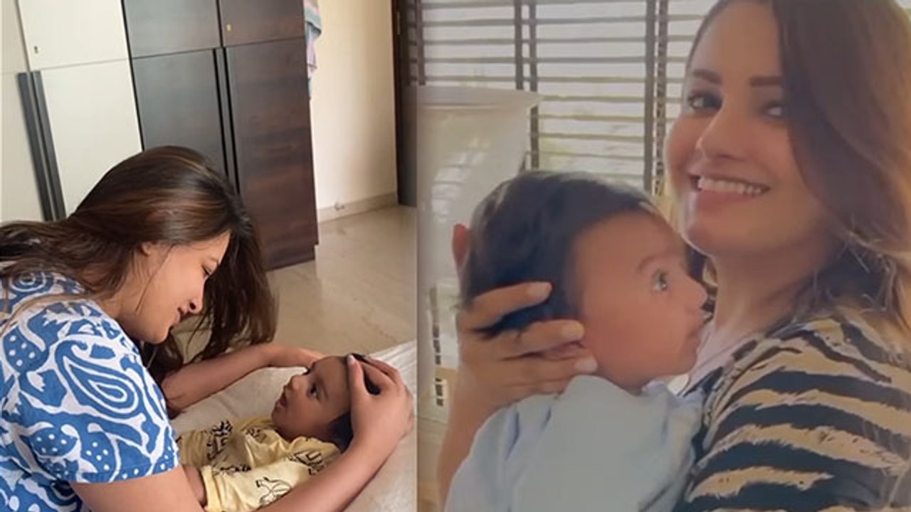 Anita Hasnandani बच्चे की ऐसे कर रहीं है दिखभाल, देखिऐ Pampering करते Video | FilmiBeat
